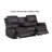 Llanas 2 Piece Pillow Top Arm Genuine Leather Recliner Loveseat + Sofa, Cup Holders-909263725