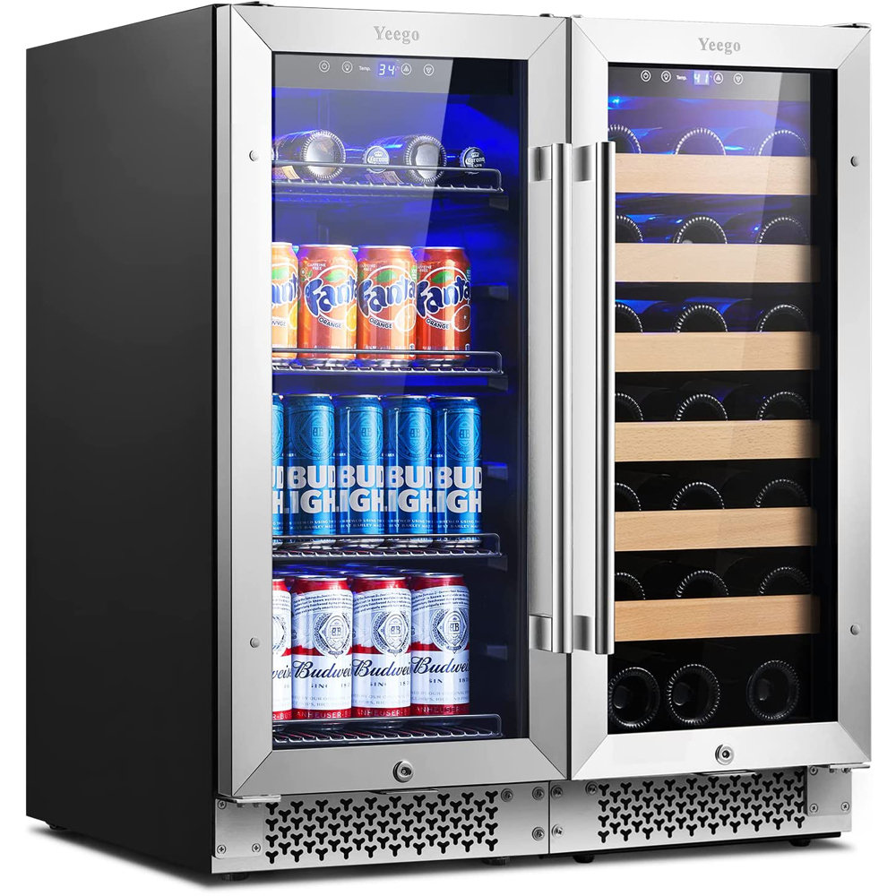 BODEGACOOLER 30 Inch Wine and Beverage Cooler,Undercounter and