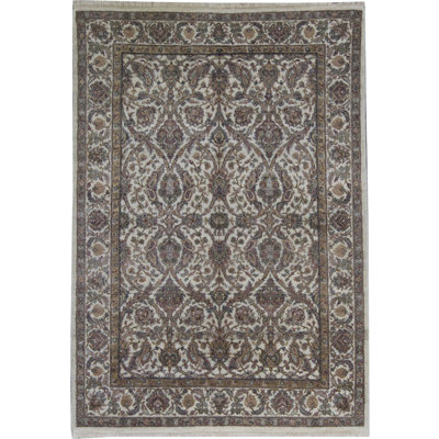 Mountain Crown One-of-a-Kind 6'1" X 8'10" Wool Area Rug in Cream