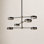 India 6 - Light Dimmable Cylinder Chandelier