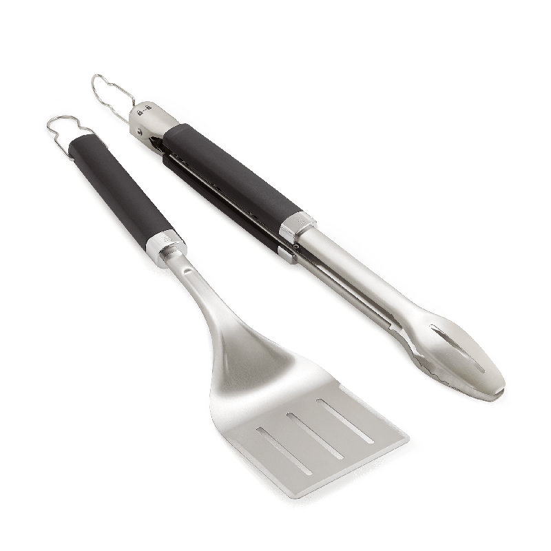 Weber Precision Grill Tongs & Spatula Set