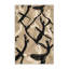 Tapis moelleux moelleux traditionnel en maille noire-1236892823