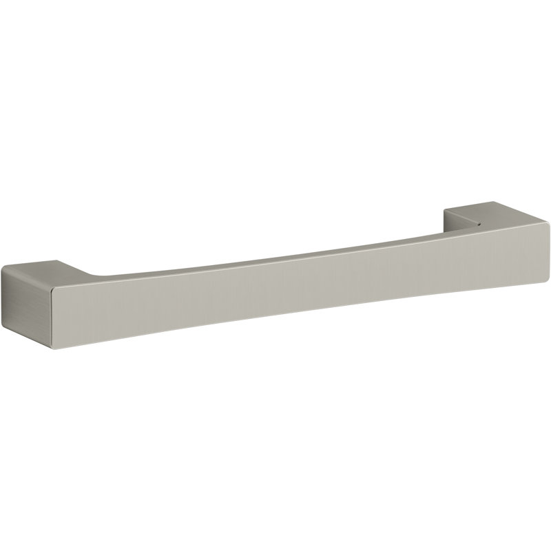 Poignée de tiroir 5 po Honesty, Nickel brossé éclatant, 5"