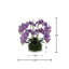 Arrangement d'orchidées en polysilk dans un vase