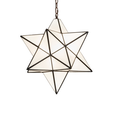 Luminaire suspendu 18 po Moravian