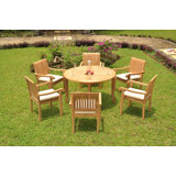 Onique Outdoor 4 - Piece Teak Dining Set