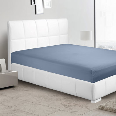 Microfiber Solid Colour Fitted Sheet