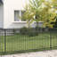 Powder-Coated Steel Fence Panels Included-124587242