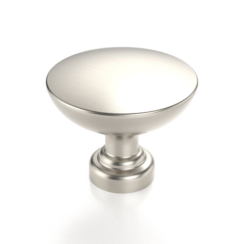 Bradford Round Pull, Brushed Satin Nickel