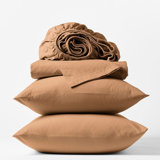 Organic Crinkled Percale Sheet Set