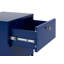 Capsicum 43cm W Steel Bedside Table-1412943959