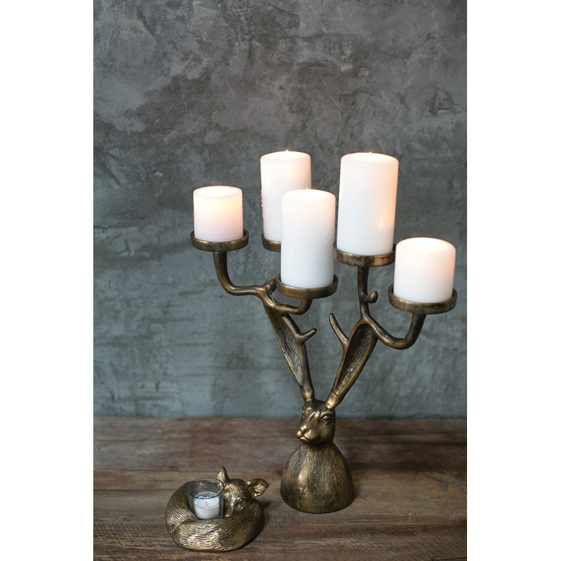 pied de table de style candélabre en métal 17,5 "