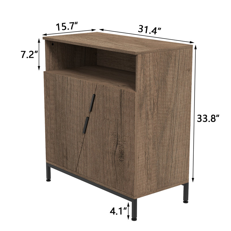 Buffet 33,9 po Anneliese, Brun