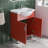 Casselton 24'' Free Standing Single Euro-Style Bathroom Vanity with Ceramic Top