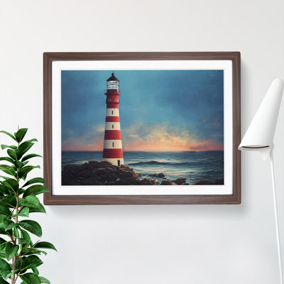 Artistic Lighthouse - Single Picture Frame Print