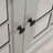 White Acrylic Mirrored Door Sideboard-390639546