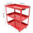 30.5" Heavy Duty Industrial Service Cart 3 Tier Rolling Tool Cart Steel Utility Cart-70672859
