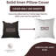 Housse de coussin fabriquée à la main Fab Divine - décoration intérieure moderne, brun foncé-109666305
