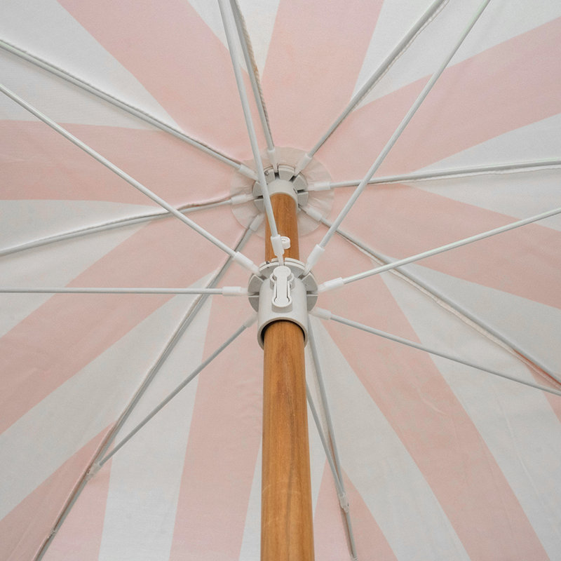Tonquin 78'' Beach Umbrella, White/Pink