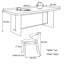 Ensemble de table de salle à manger rectangulaire-198835610-198835609