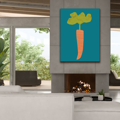  «Veggie Party 4» par Chariklia Zarris, art mural sur toile, 40 po x 54 po