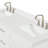 Hamlet 67'' Double Bathroom Vanity with White Quartz Top-93068167-93068171