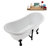 59" Streamline Clawfoot Tub,Tray,Drain, Clawfeet-101628974-102220282