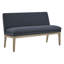 Banc de salle à manger rembourré en polyester 2 places Bethea-128879228