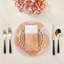 Serviettes de table en satin de coton Hibiscus