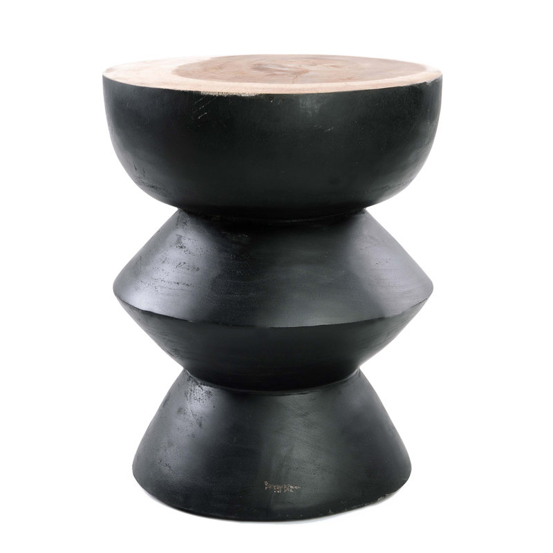 Costachi Solid Wood Accent Stool