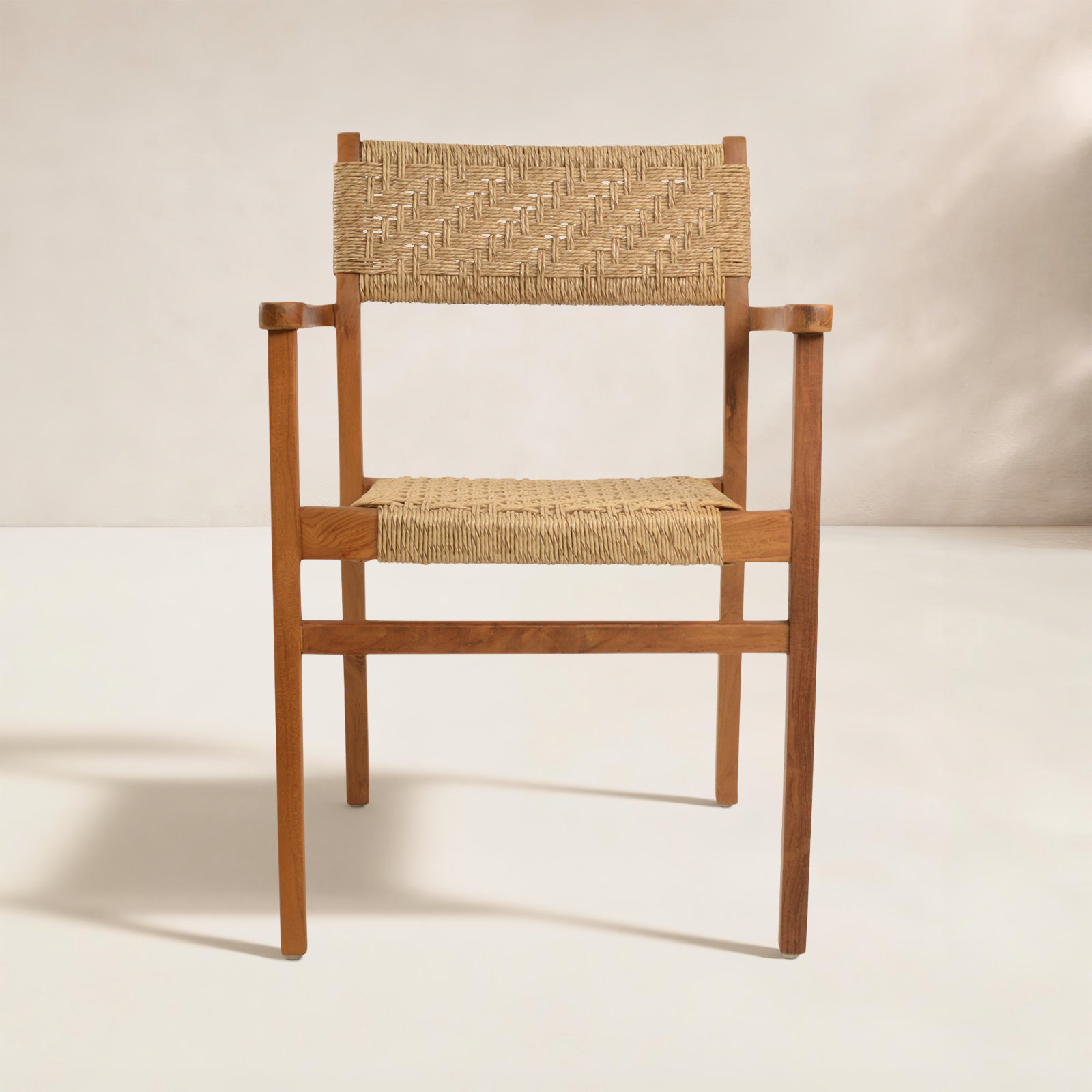 Palermo Stackable Teak Patio Armchair