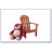 Wooden Kid's Adirondack Chair For Indoor And Outdoor Use, Natural Cedar Patio Lounge Chair For Kids