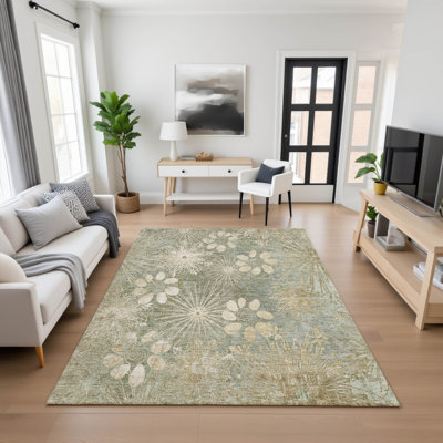 Tapis floral lavable à la machine de qualité supérieure Mayfield AMF2225