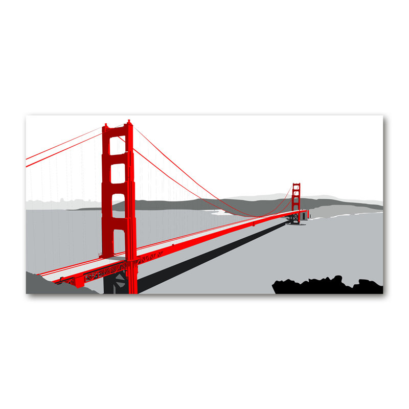 San Francisco Bridge - Wrapped Canvas Print
