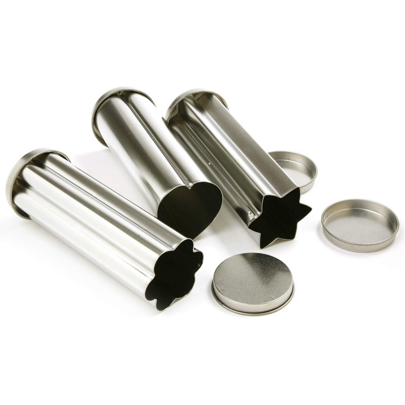 Norpro Tin Canape Bread Molds 3-Piece Set