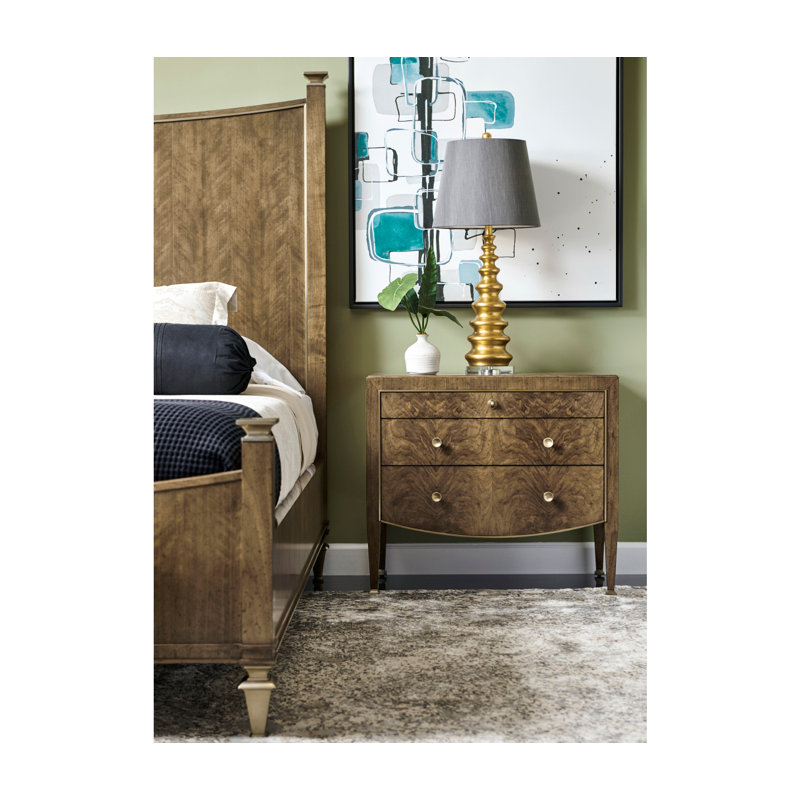 Barcelona 32'' W Solid Wood Nightstand