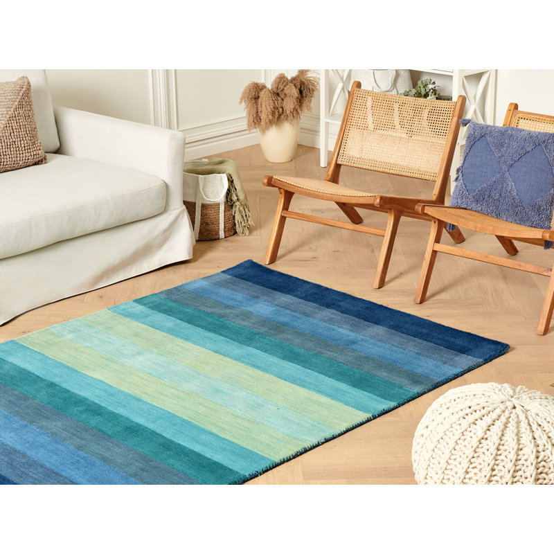 Grose Geometric Wool Hand Woven 140cm X 200cm Area Rug