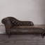 Reinhold Faux Leather Chaise Lounge