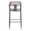 Tabouret de bar Couva (ensemble de 2) en tweed gris