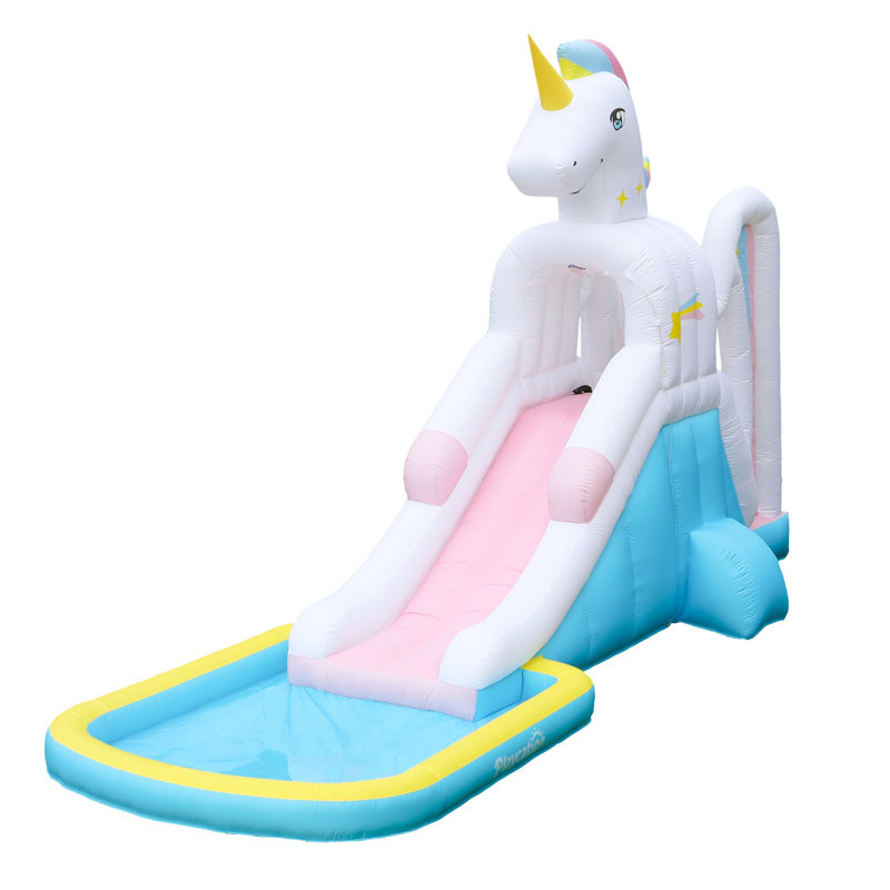Glissade d'eau gonflable Licorne