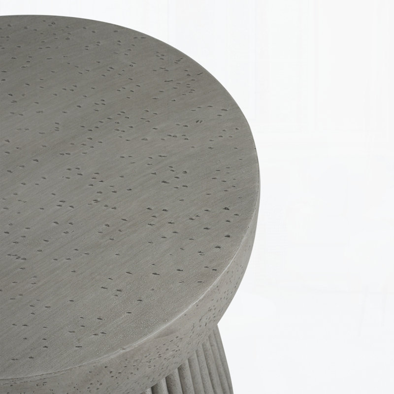 Outdoor Concrete Side Table