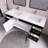59.05'' Double Bathroom Vanity with Acrylic Top-556000135
