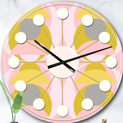 Horloge murale rétro Mid-Century