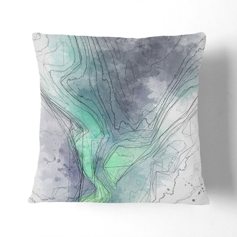 Square Throw Cushion, 40cm H x 40cm W x 15cm D