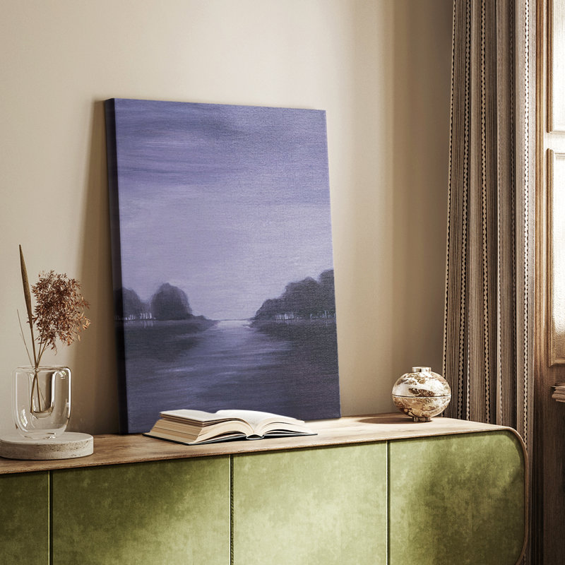 Améthyste clair de lune II - galerie sur mesure Cavas, H 48 po x l 32 po