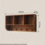Armoire murale rétro en bois massif de style américain