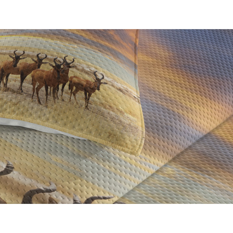 Polyester Coverlet, King Bedspread + 2 Shams