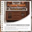 Meuble-lavabo autoportant 43,31 po en bois d'hévéa brun avec armoire à miroir-1472083926