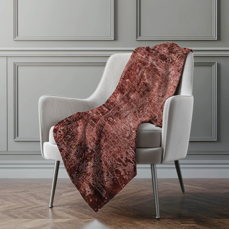 Jeté en sherpa Addison, Merlot