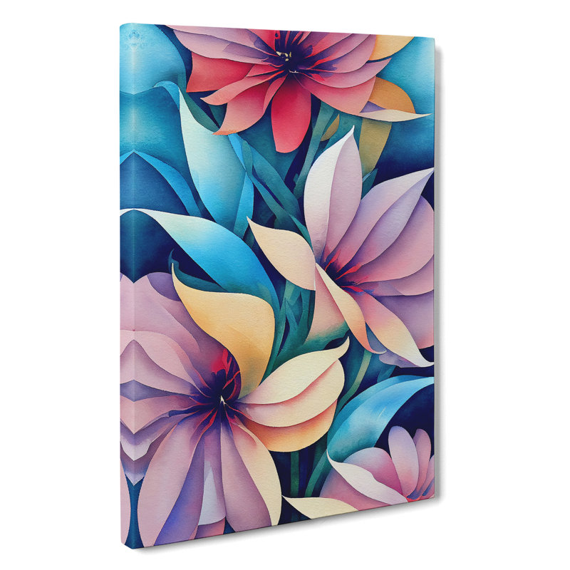 Entrancing Flowers No.1 - Wrapped Canvas, 60cm H x 40cm W x 3cm D